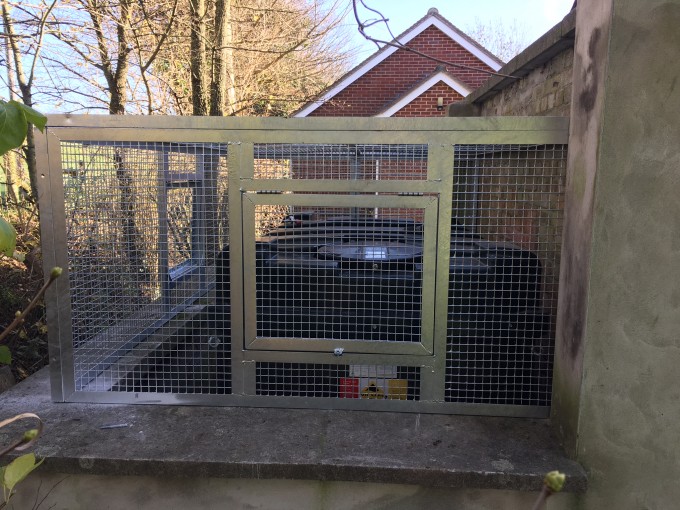 Oil Tank Security Cage