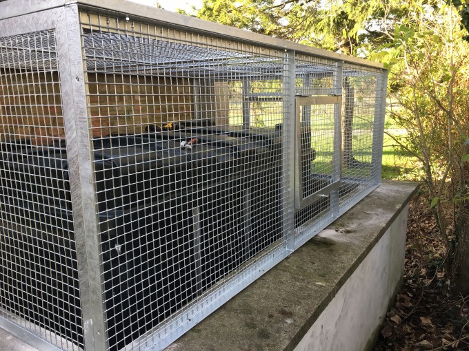 Oil Tank Security Cage